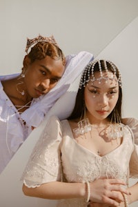 a man and a woman posing for a photo